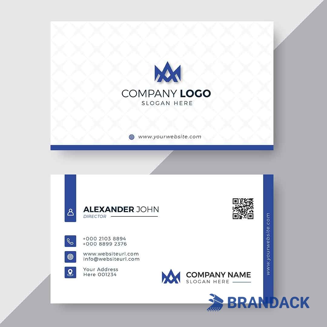 Custom Printed QR Business Cards with Design Service