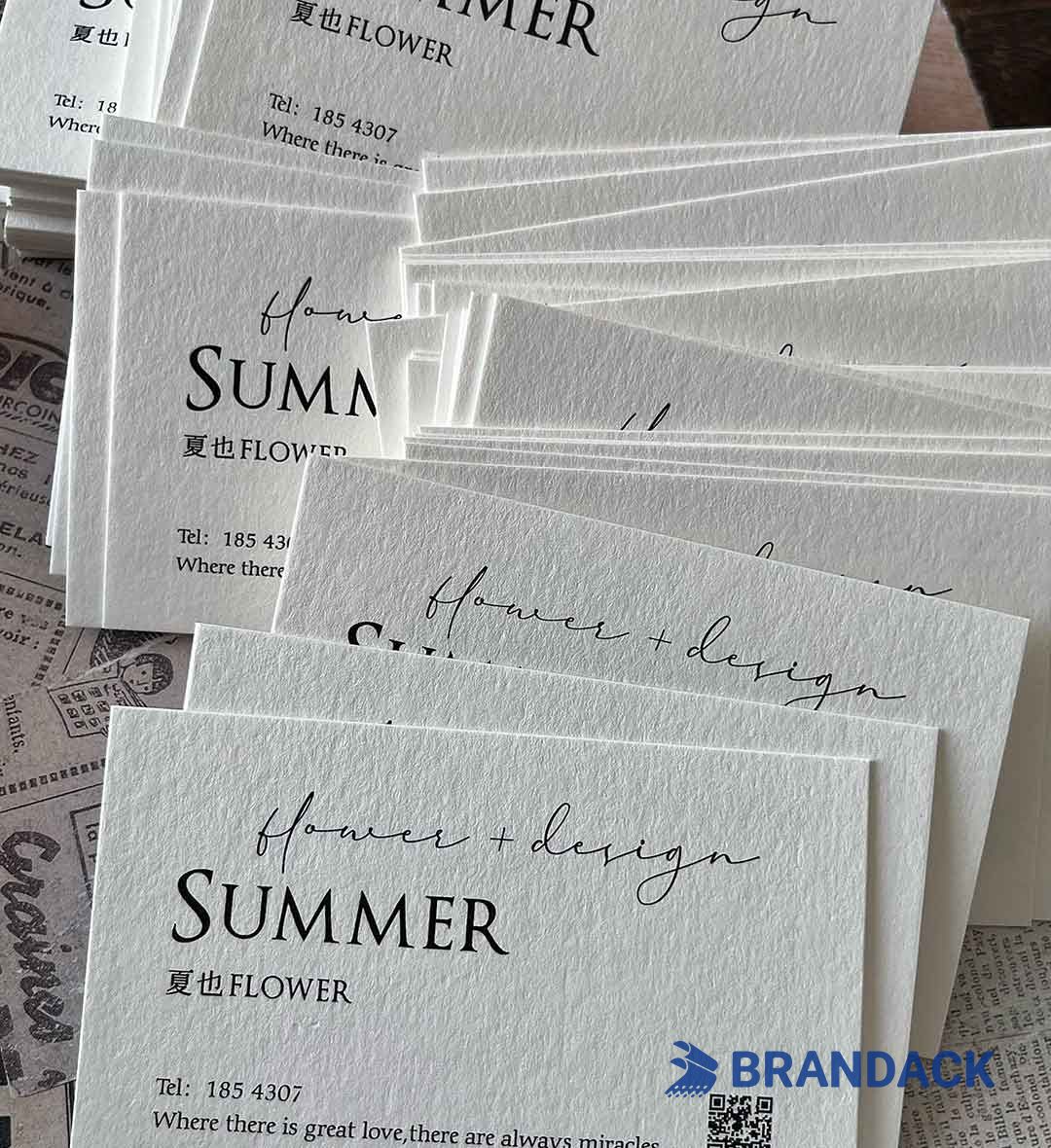 Create Business Card Design with QR Code and Print Quickly