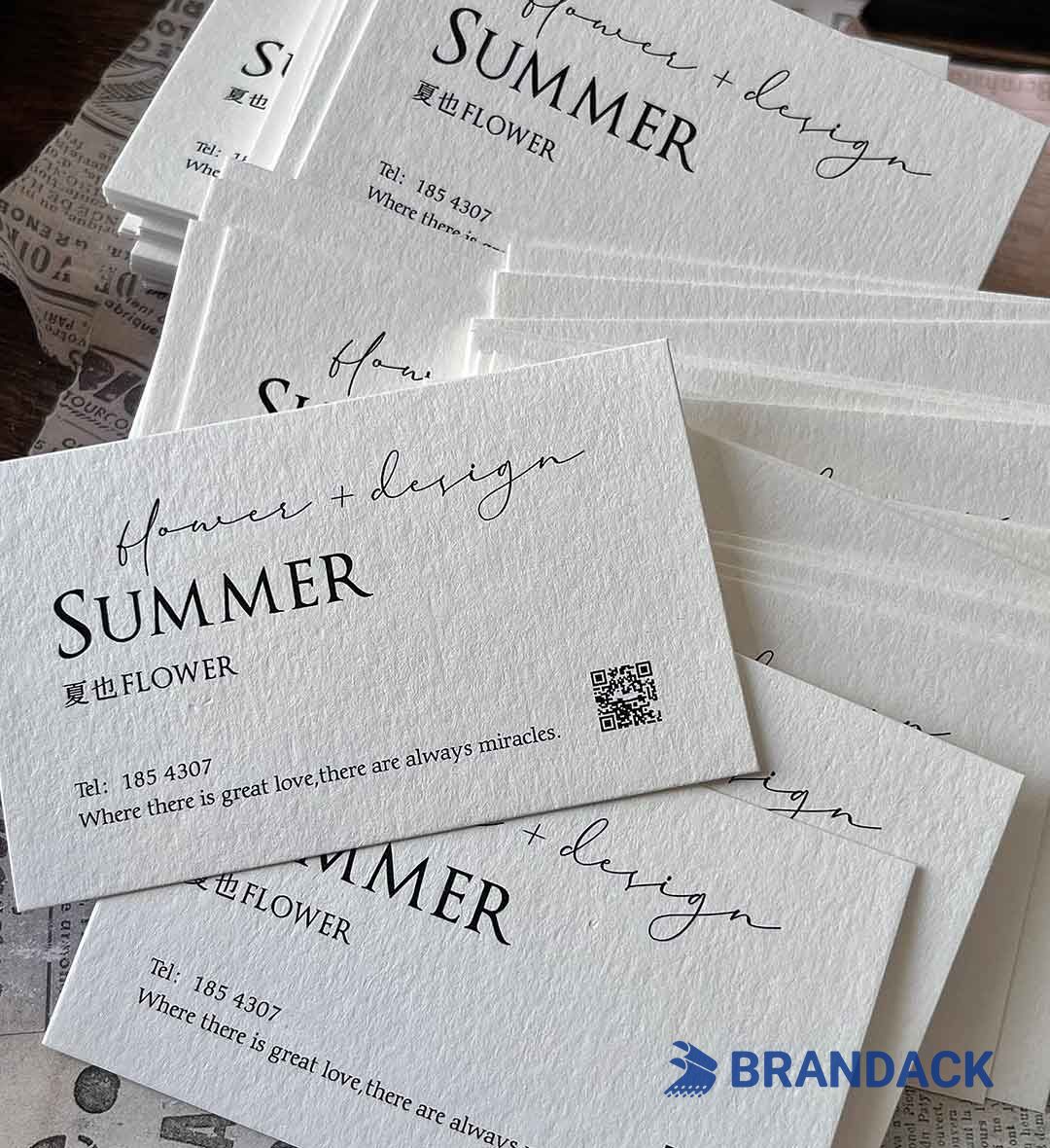 Create Business Card Design with QR Code and Print Quickly