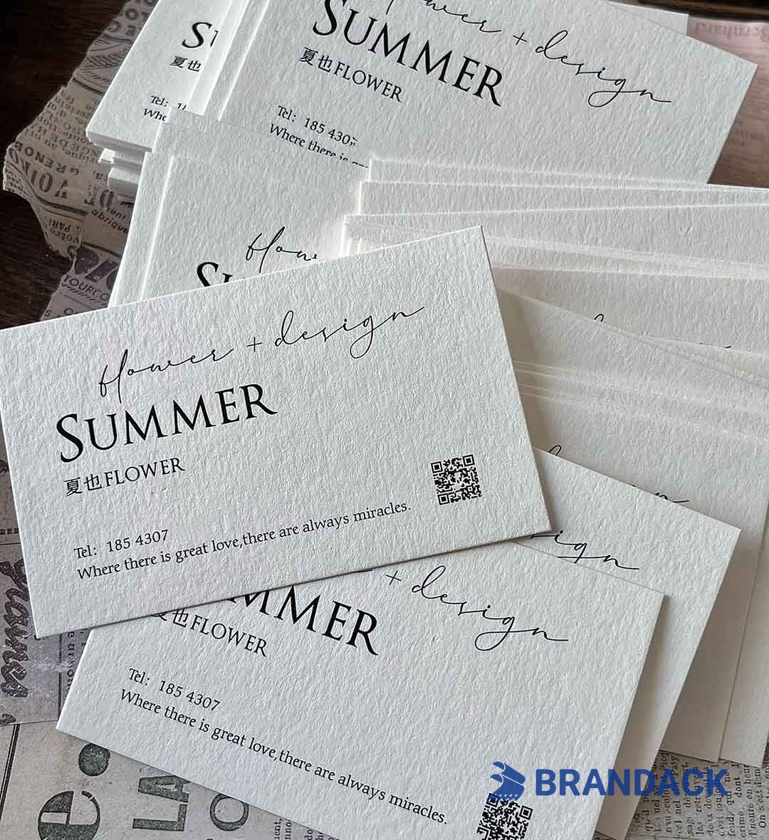 Create Business Card Design with QR Code and Print Quickly