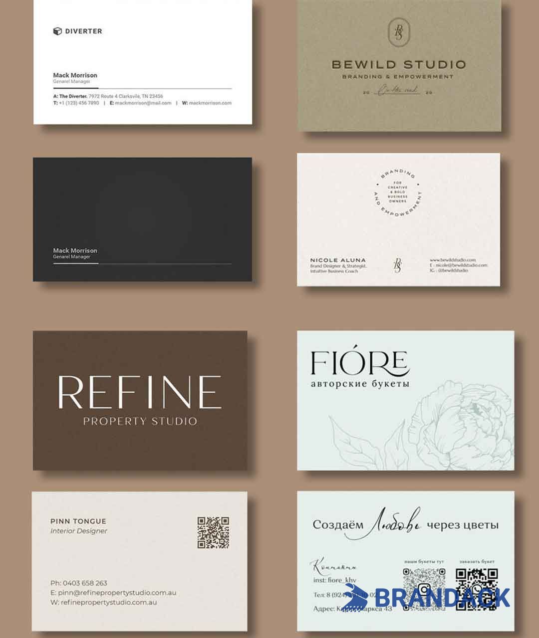 Create Business Card Design with QR Code and Print Quickly