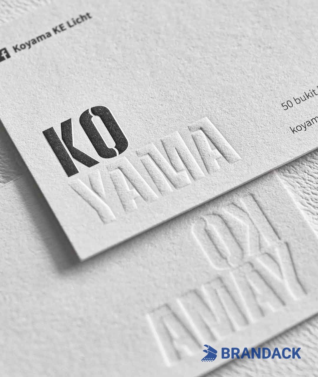 Custom Embossed Business Cards Tailored to Brand