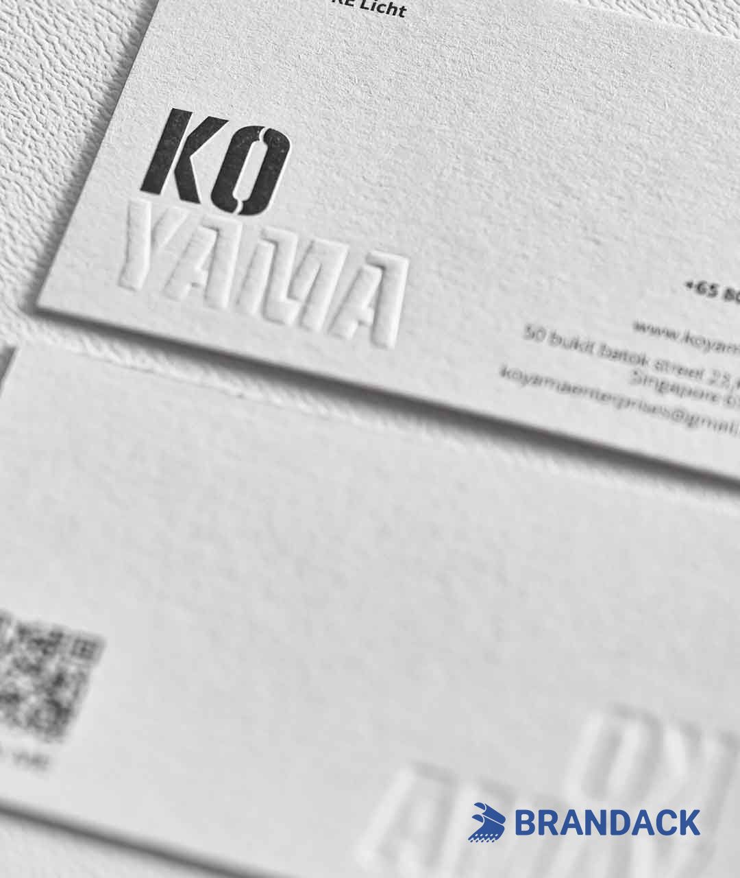 Custom Embossed Business Cards Tailored to Brand