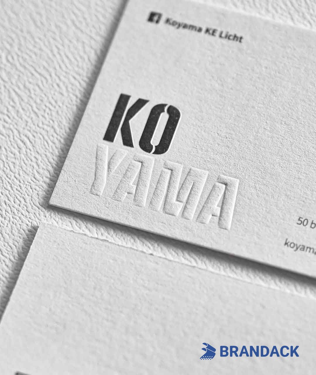 Custom Embossed Business Cards Tailored to Brand