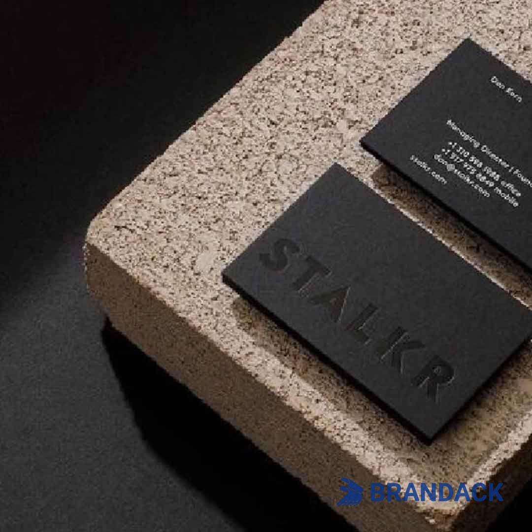 Custom Embossed Business Cards Tailored to Brand