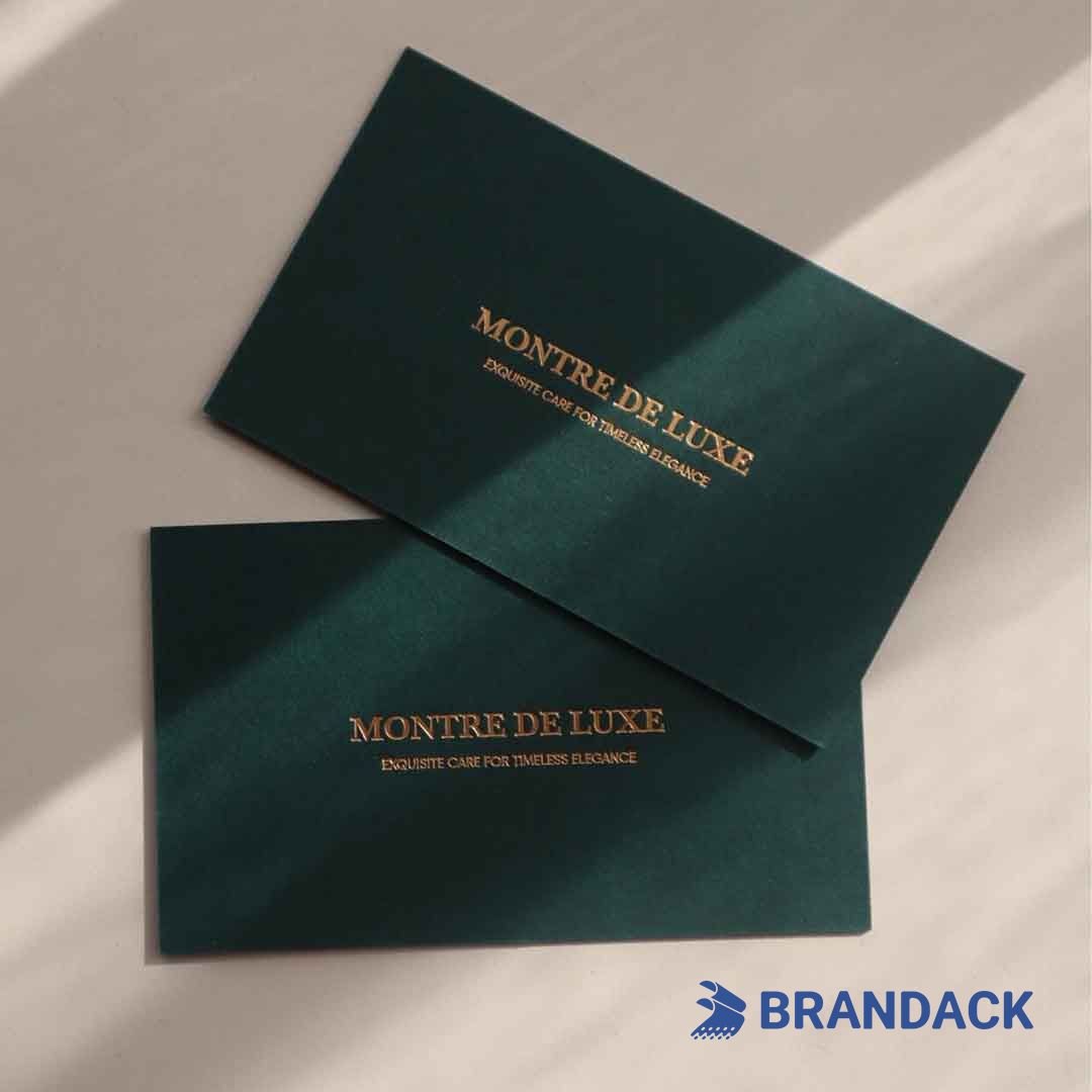 Gold Embossed Business Cards Printing with Design Service