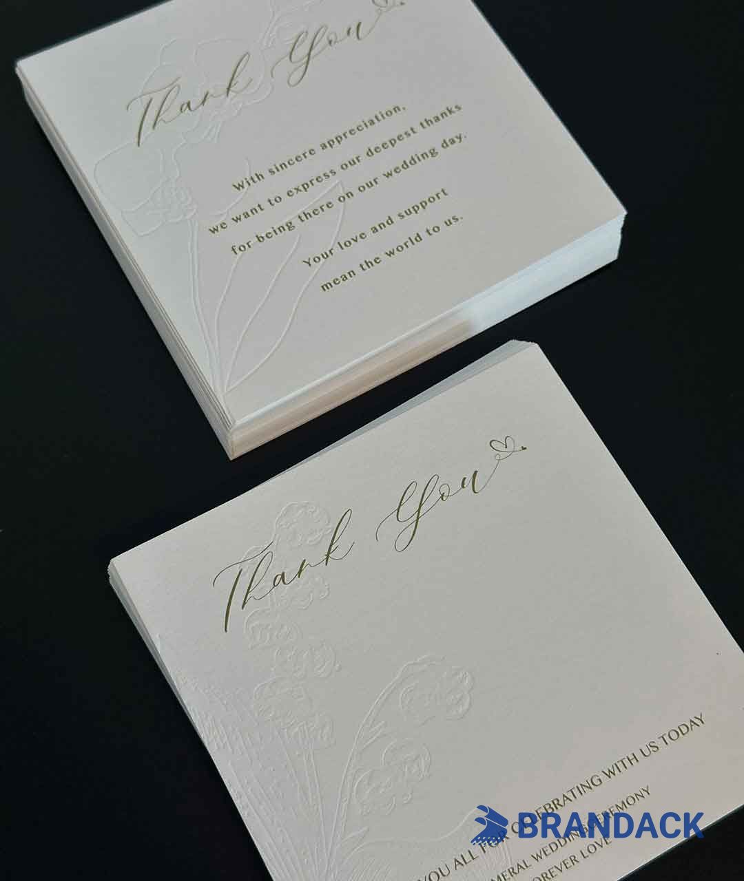 Custom Thank You Cards with Logo for Small Business