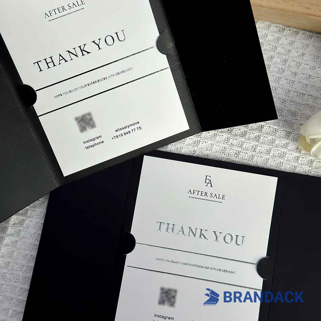 Custom Thank You Cards with Logo for Small Business