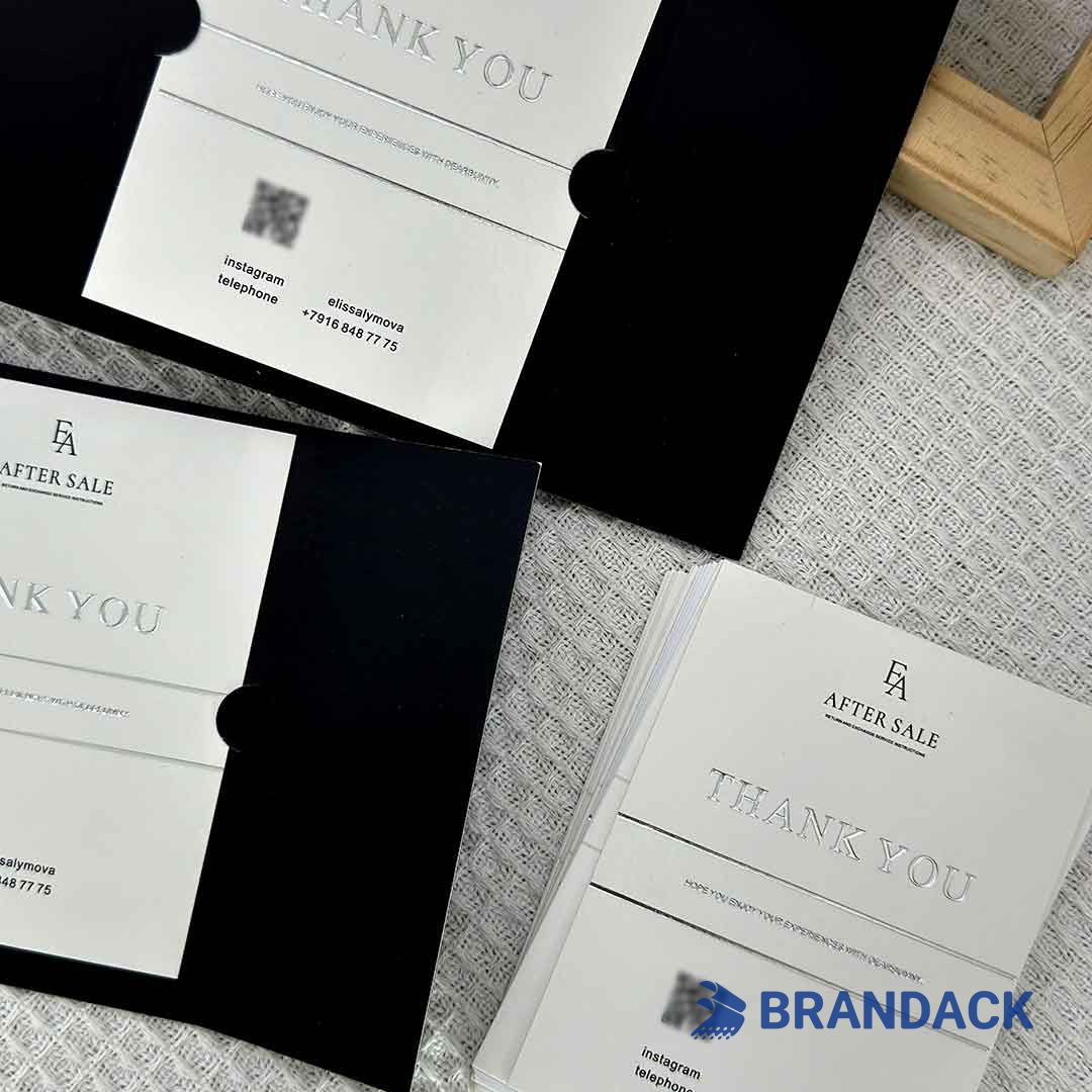 Custom Thank You Cards with Logo for Small Business