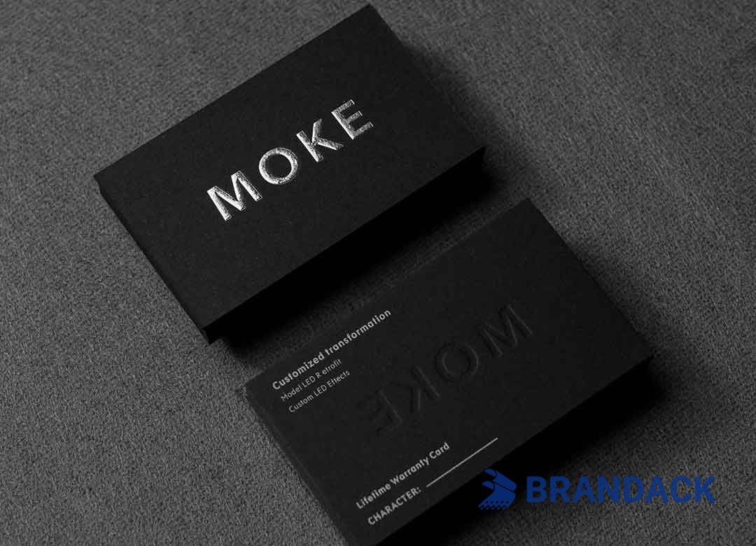 Custom Printed Good Embossed Gloss Business Cards to Stand Out