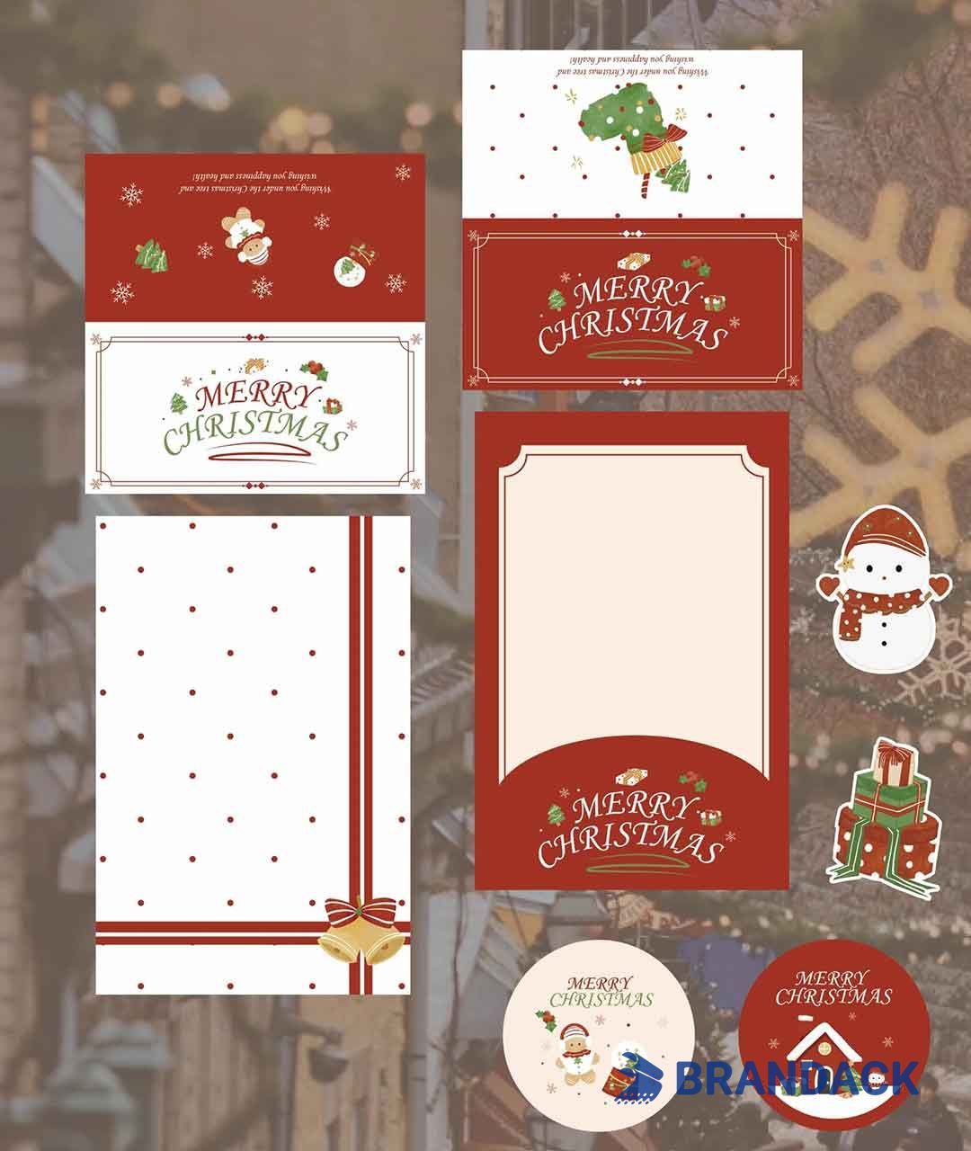 Custom Business Christmas Cards with Creative Design Service