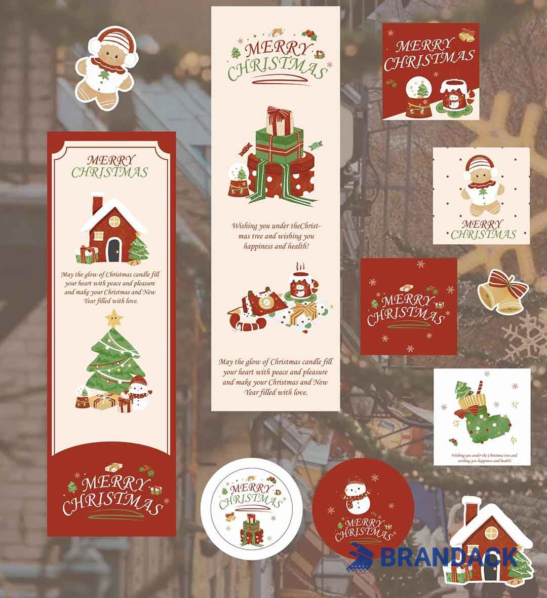 Custom Business Christmas Cards with Creative Design Service