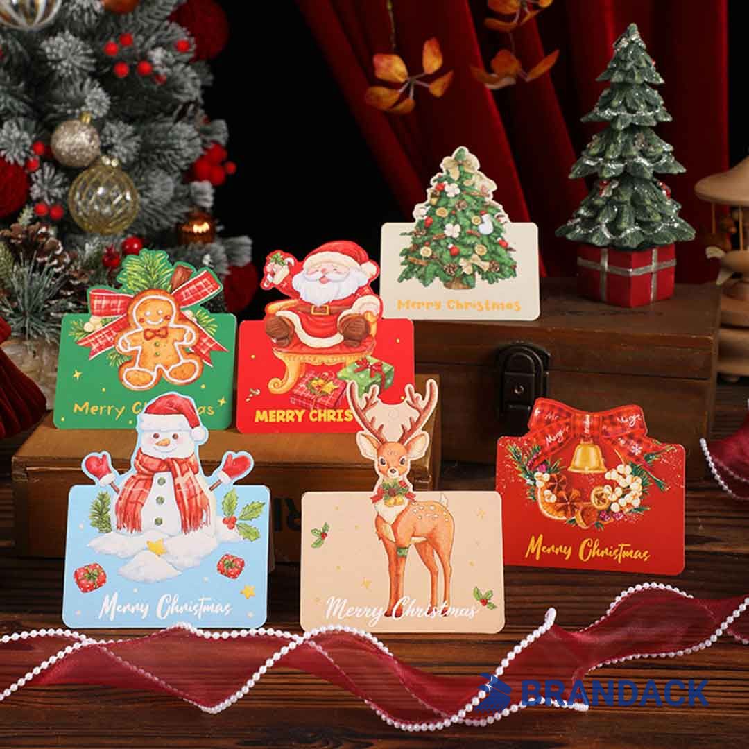 Custom Business Christmas Cards with Creative Design Service