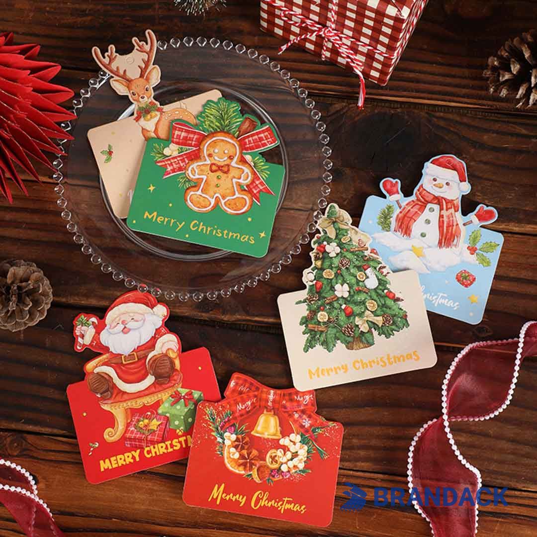 Custom Business Christmas Cards with Creative Design Service