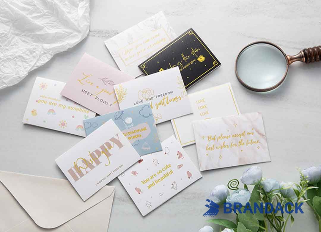 Custom Business Greeting Cards Tailored to Brand to Save Cost