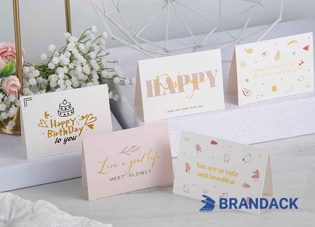 Custom Business Greeting Cards Tailored to Brand to Save Cost