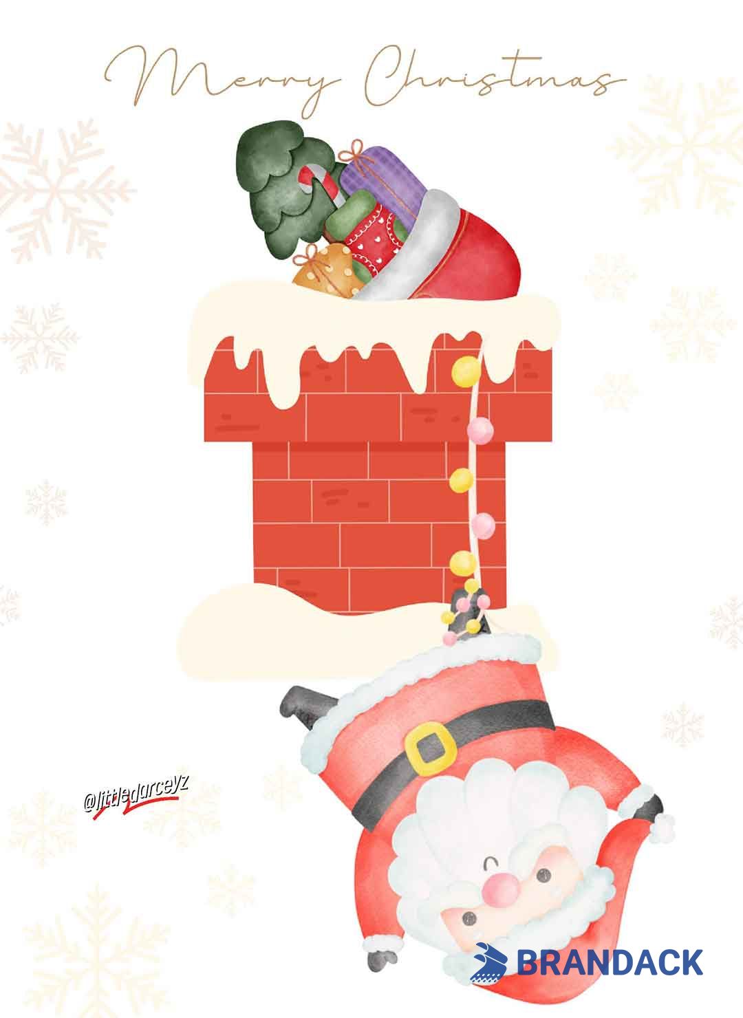 Custom Elegant Business Christmas Cards Tailored to Brand