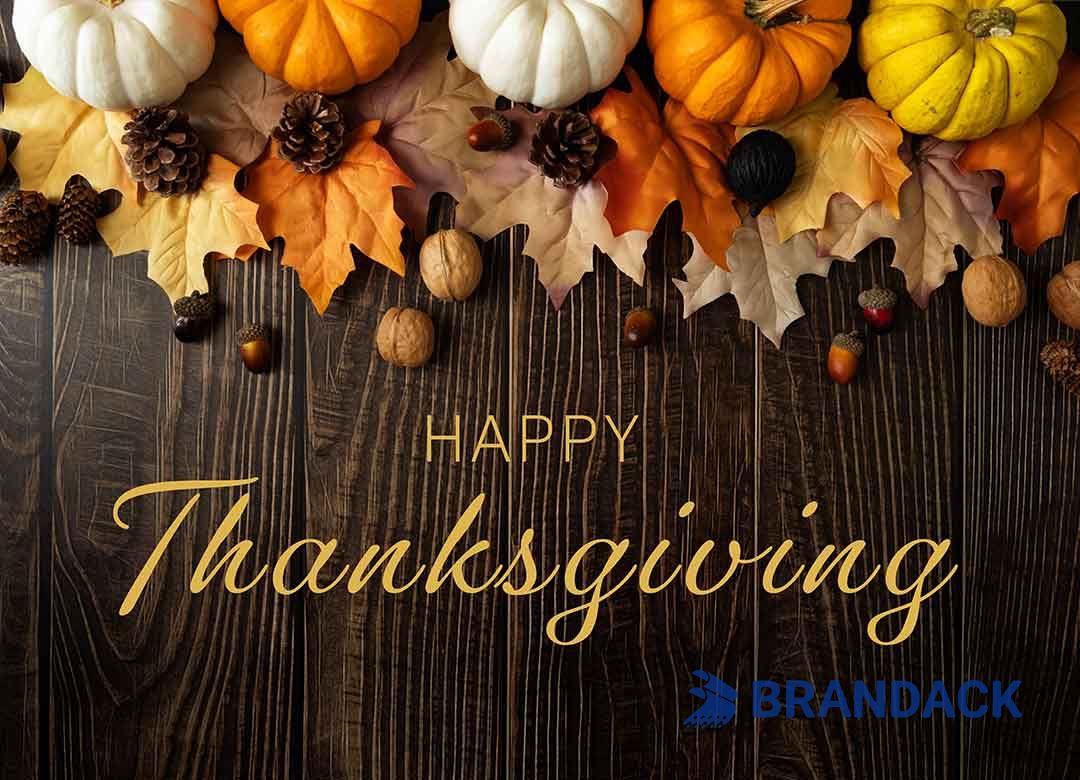 Custom Happy Thanksgiving Greeting Cards for Business