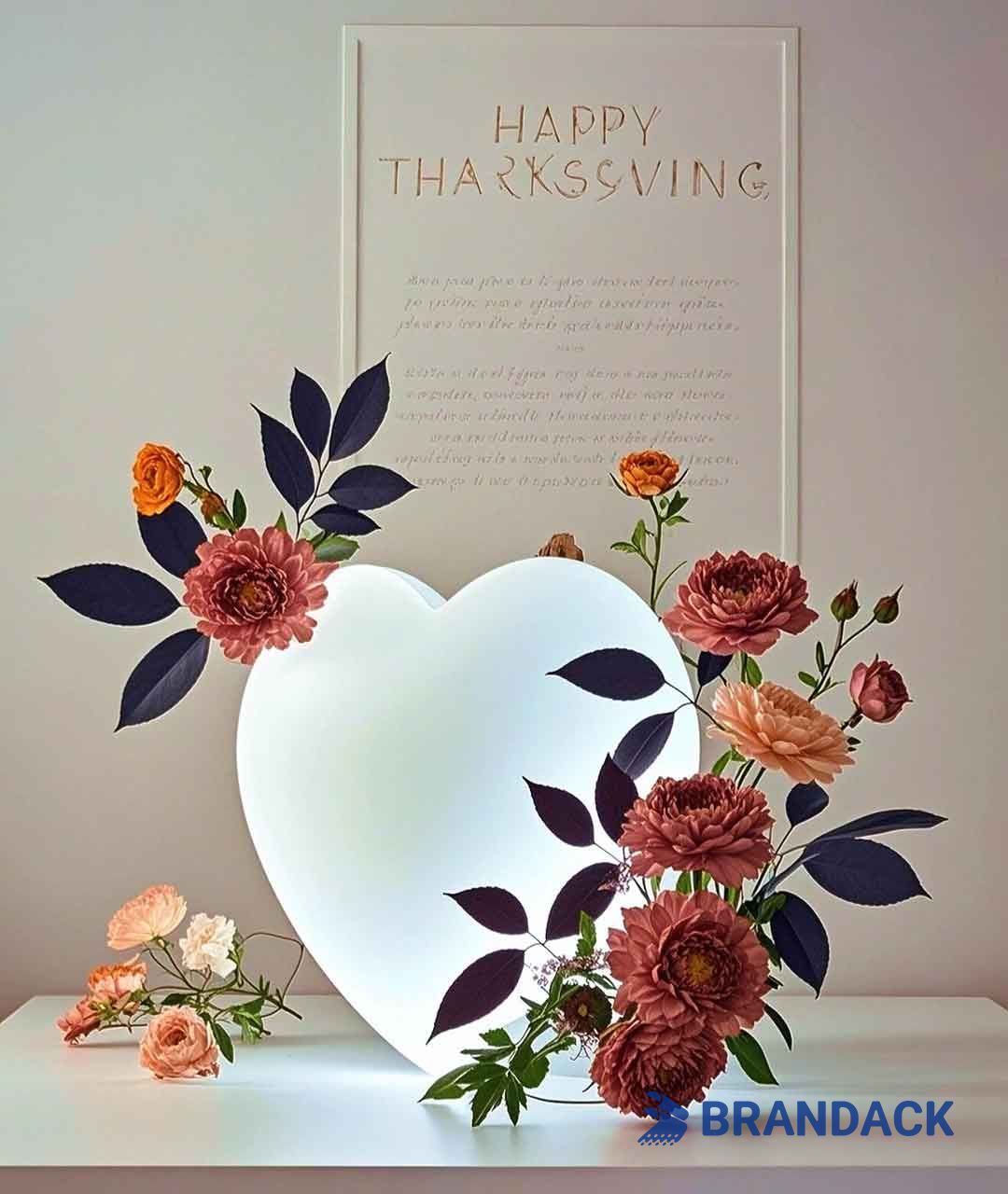 Custom Happy Thanksgiving Greeting Cards for Business
