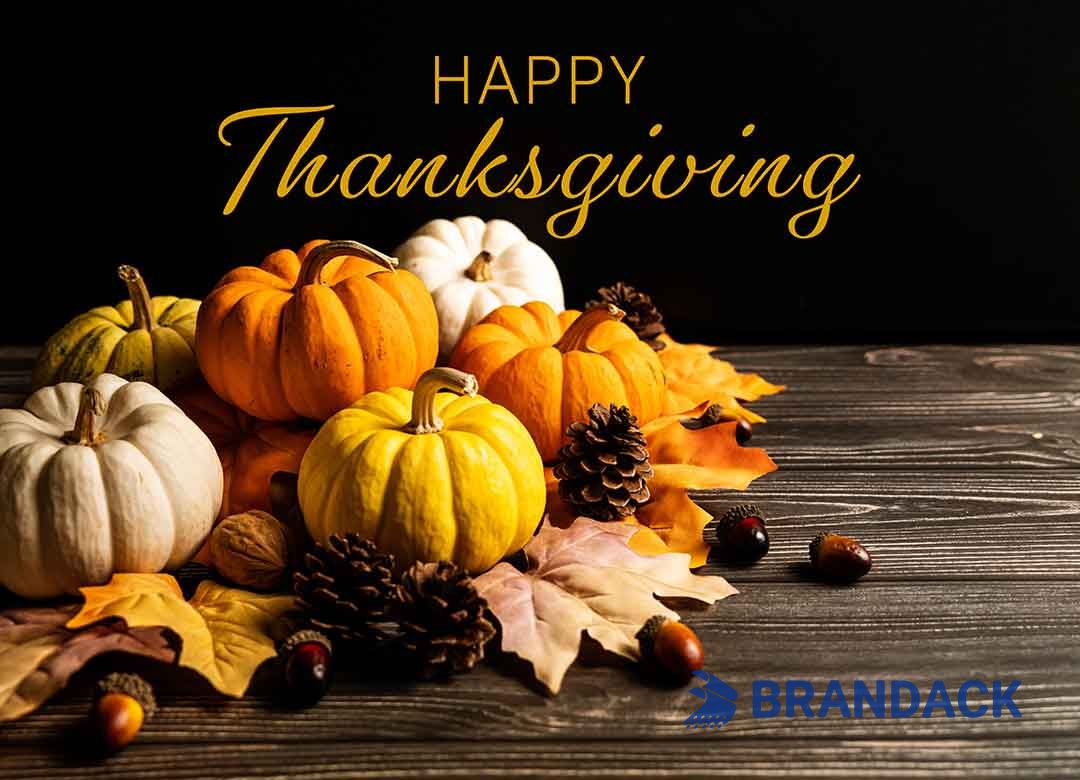 Custom Corporate Thanksgiving Cards with Design Service