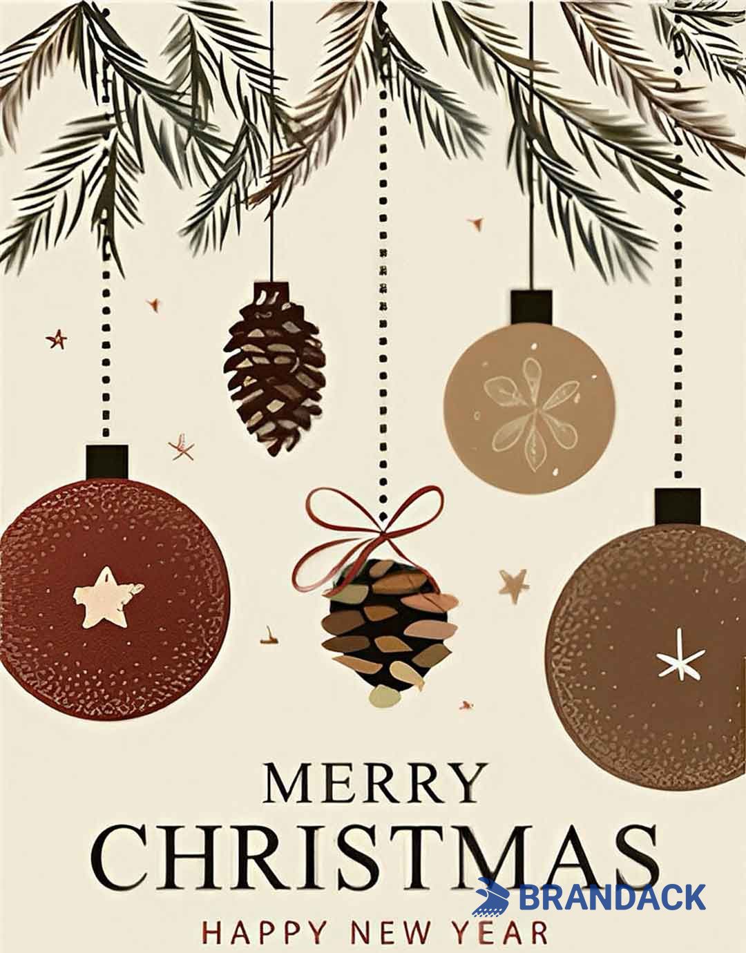 Happy New Year Greeting Cards for Business Tailored to Brand