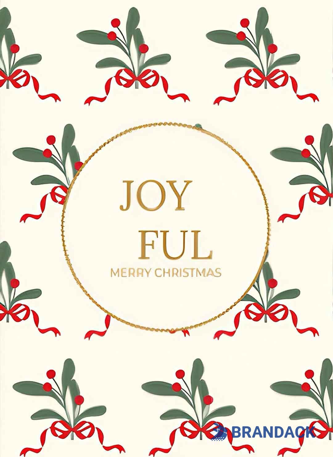 Custom Merry Christmas Cards for Business Tailored to Brand