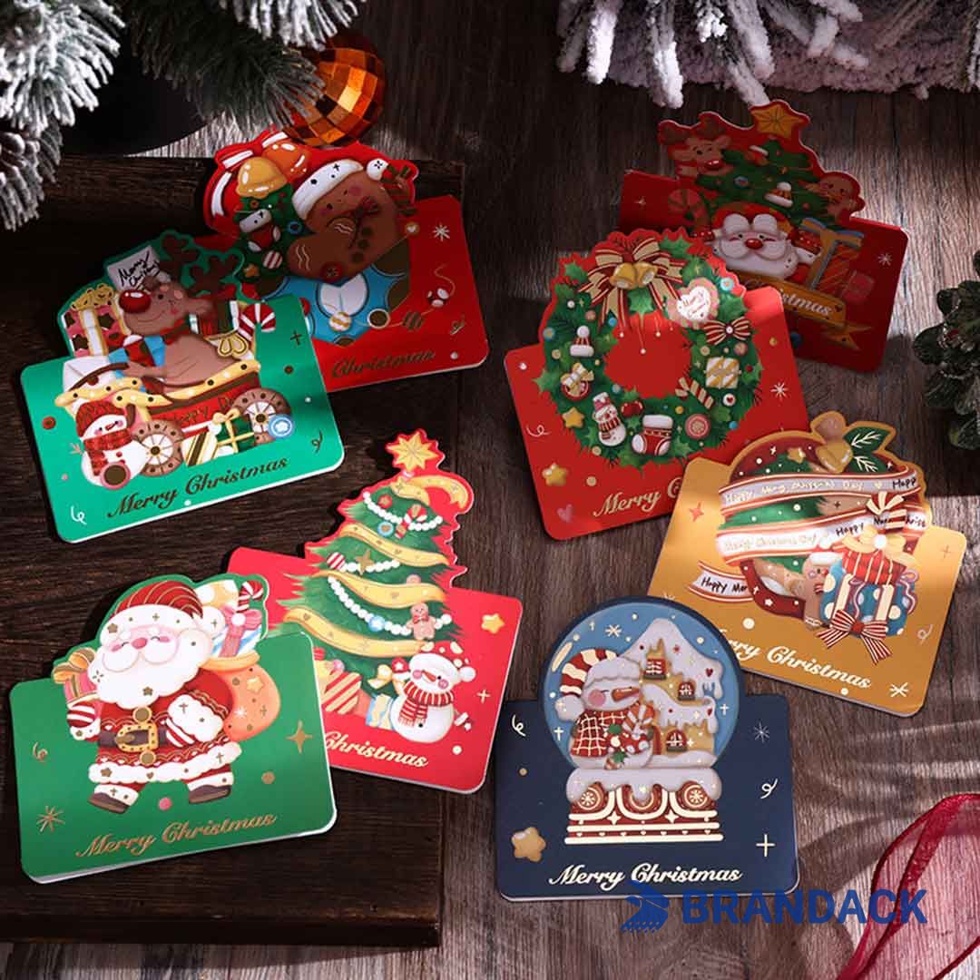 Custom Branded Christmas Cards with Design and Printing Service Custom Branded Christmas Cards with Design and Printing Service