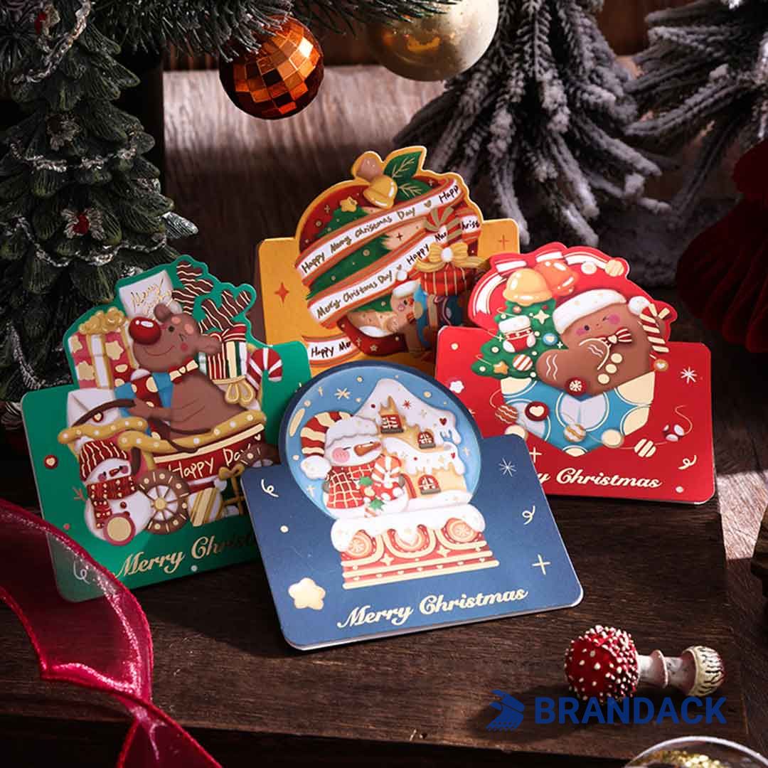 Custom Branded Christmas Cards with Design and Printing Service Custom Branded Christmas Cards with Design and Printing Service