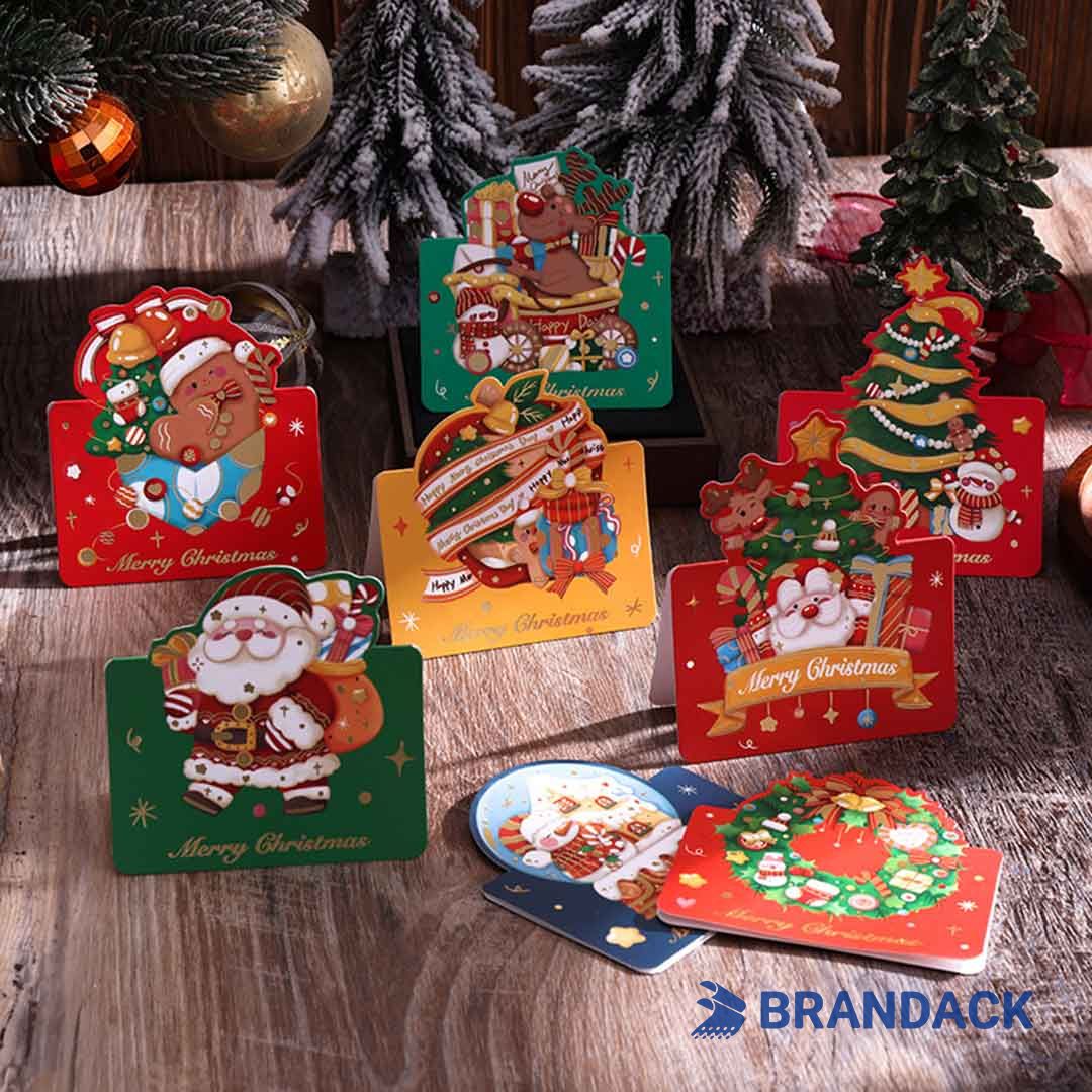 Custom Branded Christmas Cards with Design and Printing Service Custom Branded Christmas Cards with Design and Printing Service