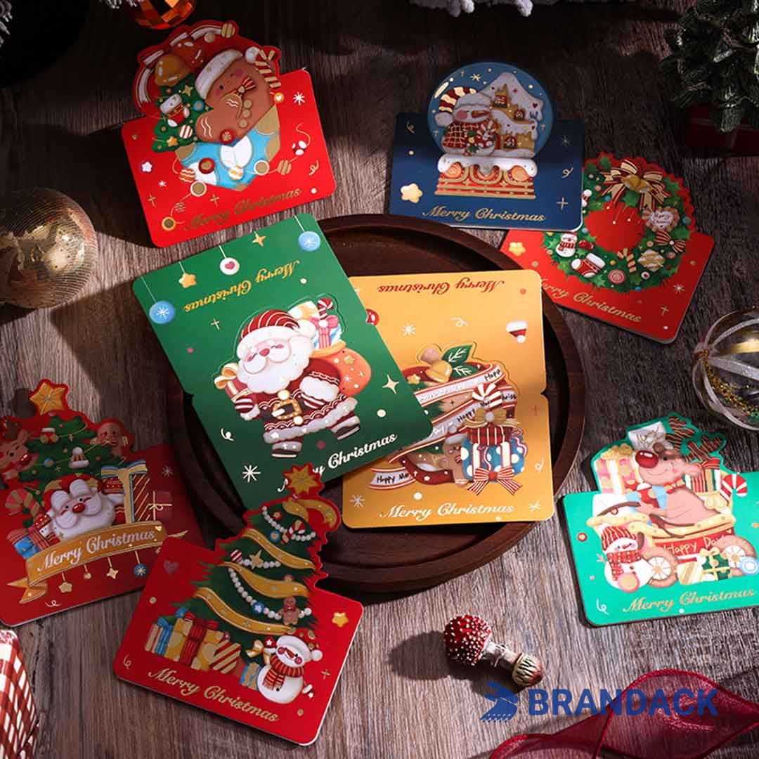 Custom Branded Christmas Cards with Design and Printing Service Custom Branded Christmas Cards with Design and Printing Service