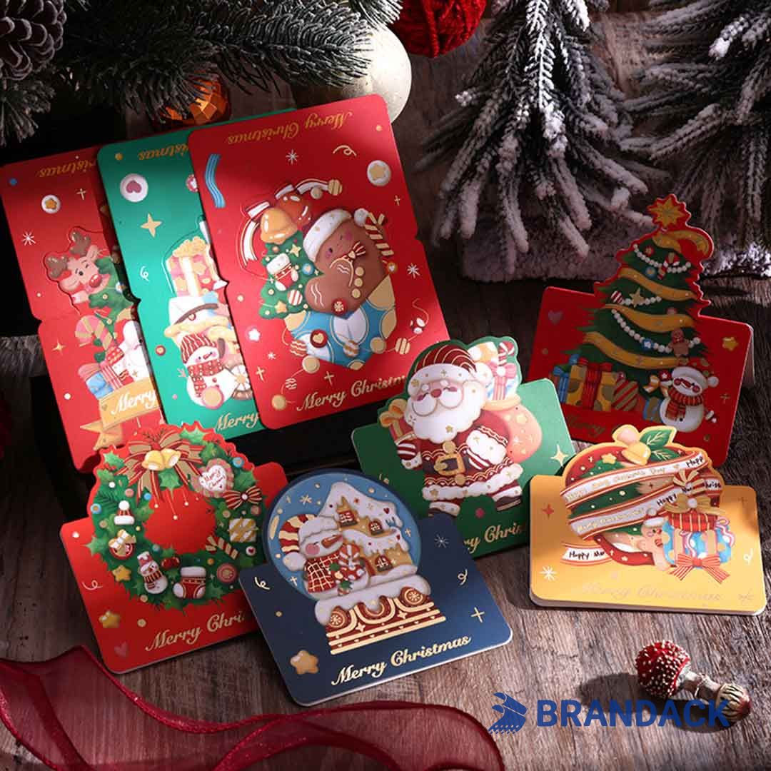 Custom Branded Christmas Cards with Design and Printing Service Custom Branded Christmas Cards with Design and Printing Service