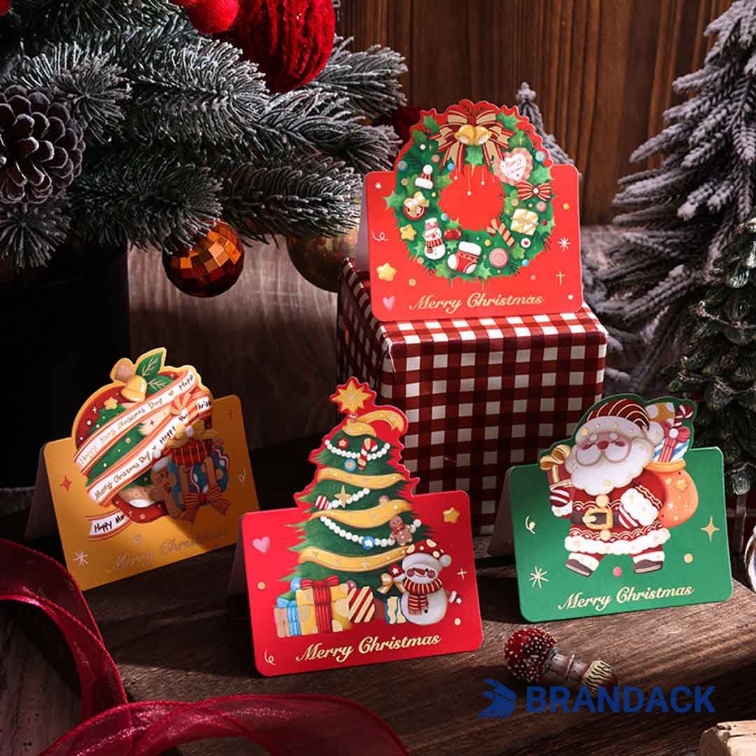 Custom Branded Christmas Cards with Design and Printing Service Custom Branded Christmas Cards with Design and Printing Service