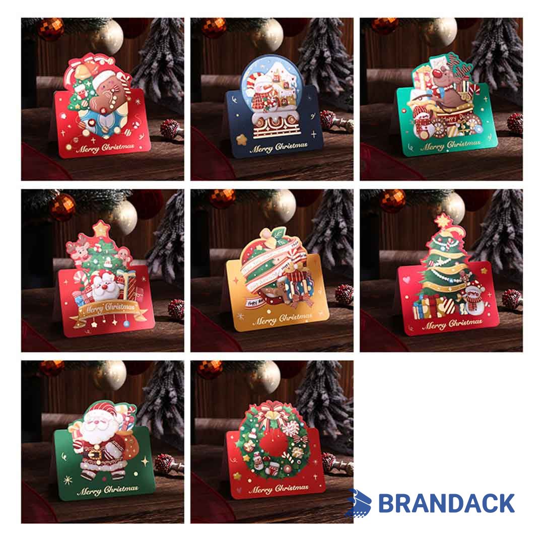 Custom Branded Christmas Cards with Design and Printing Service Custom Branded Christmas Cards with Design and Printing Service