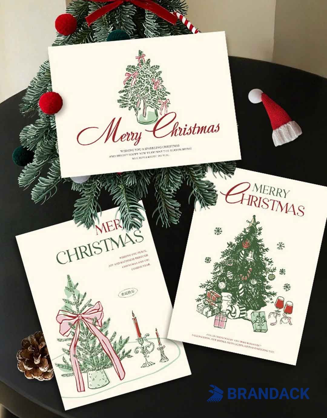 High-end Custom Business Christmas Cards to Stand Out