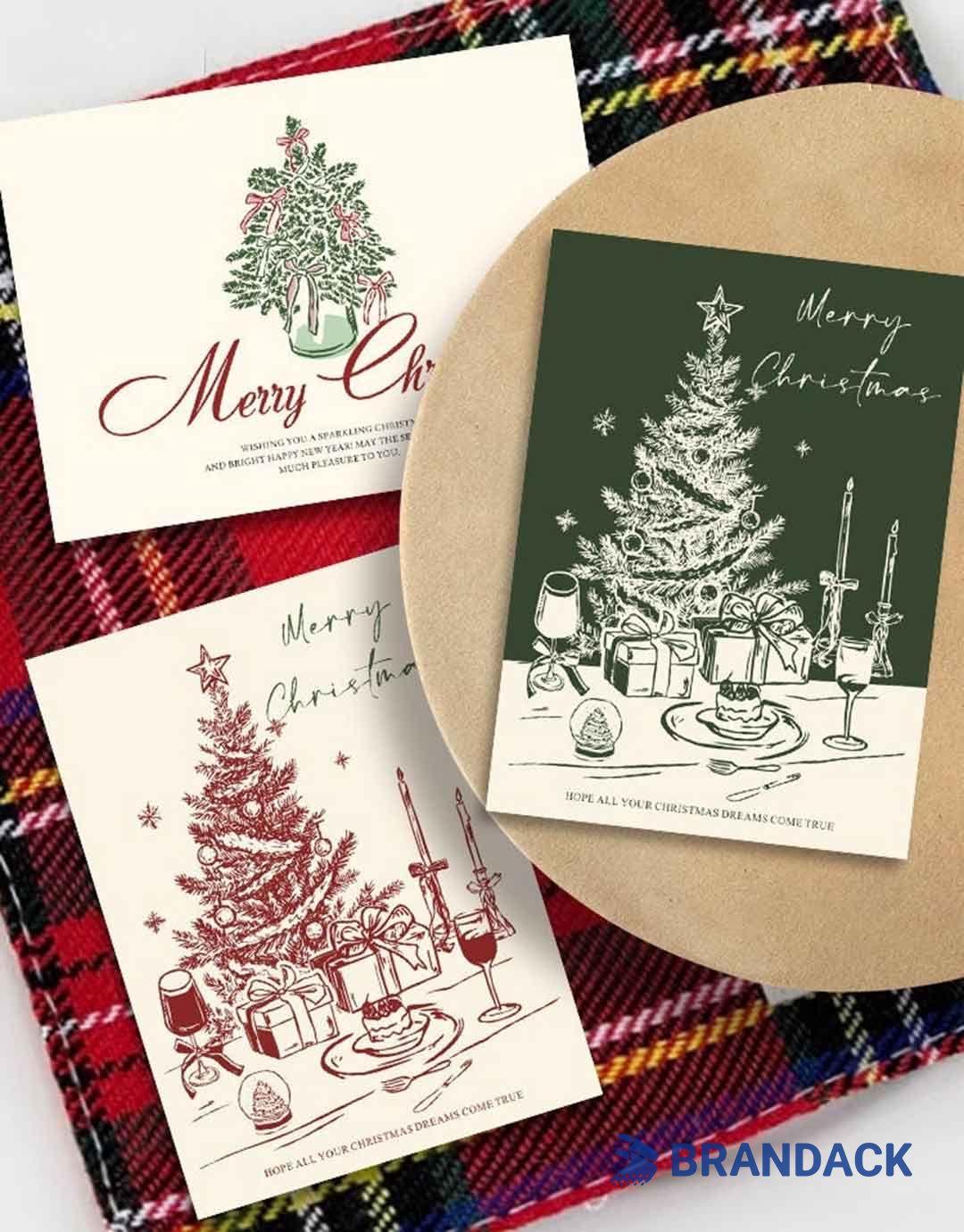 High-end Custom Business Christmas Cards to Stand Out
