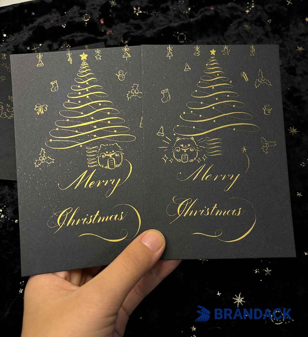 High-end Custom Business Christmas Cards to Stand Out