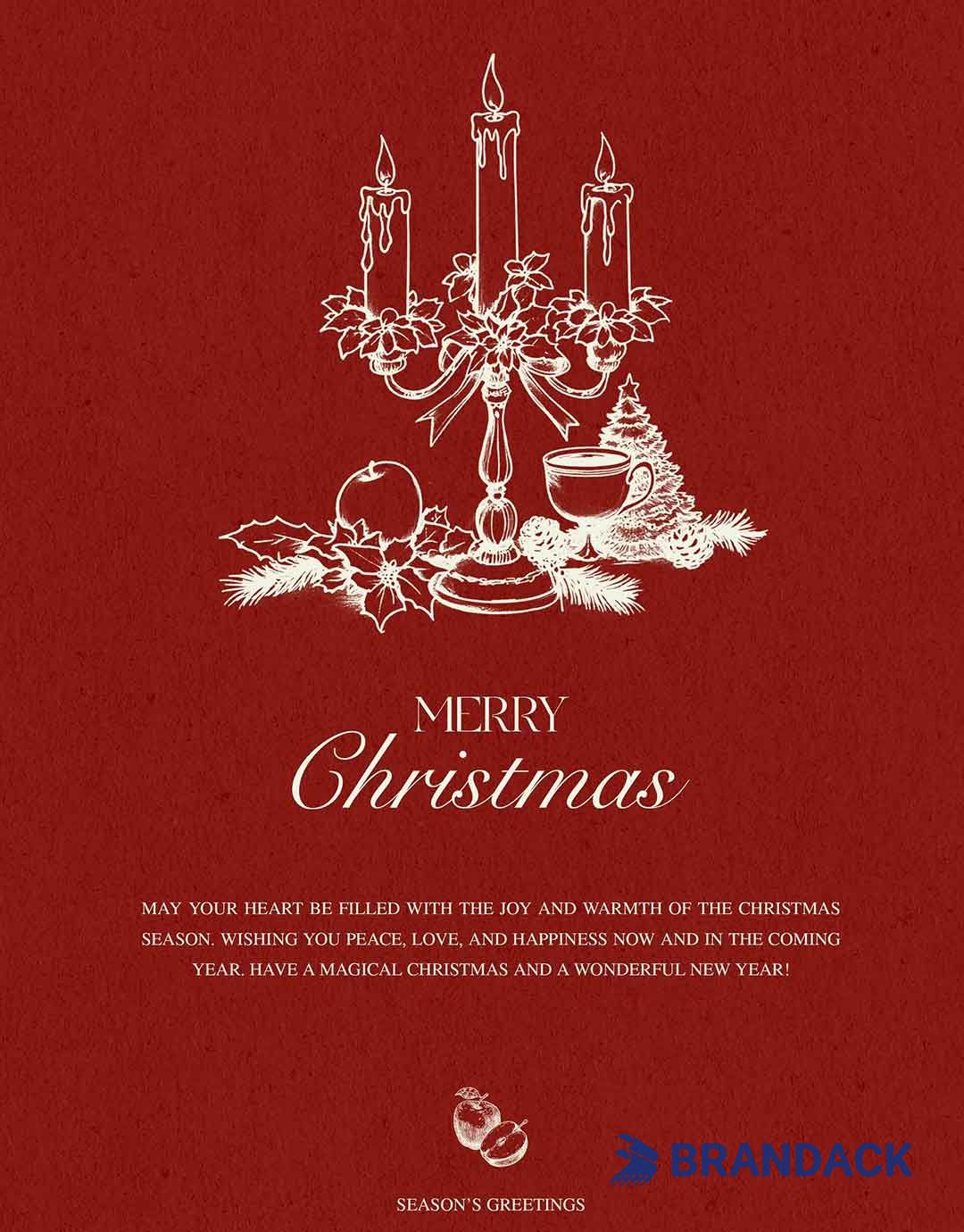 Custom Corporate Christmas Cards Printing with Design Services