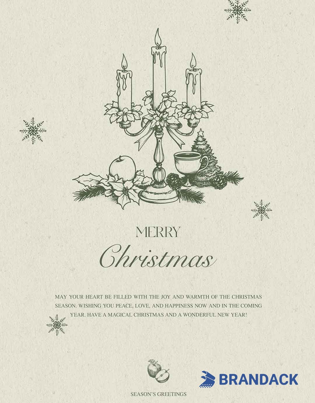 Custom Corporate Christmas Cards Printing with Design Services