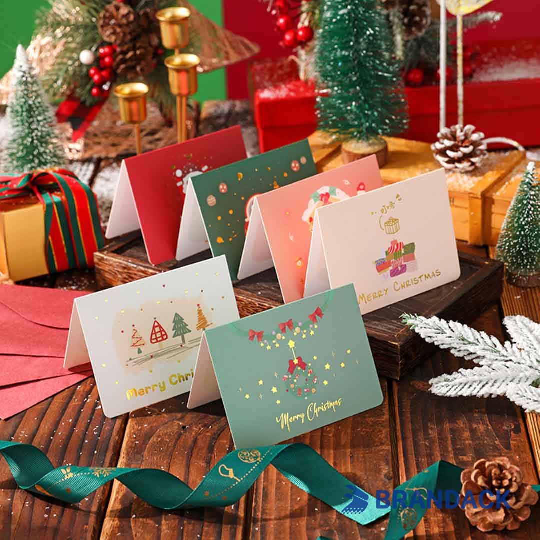 Custom Corporate Christmas Cards Printing with Design Services