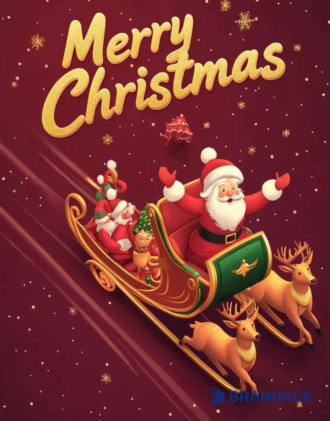 Custom Company Business Christmas Cards in Bulk to Save Cost