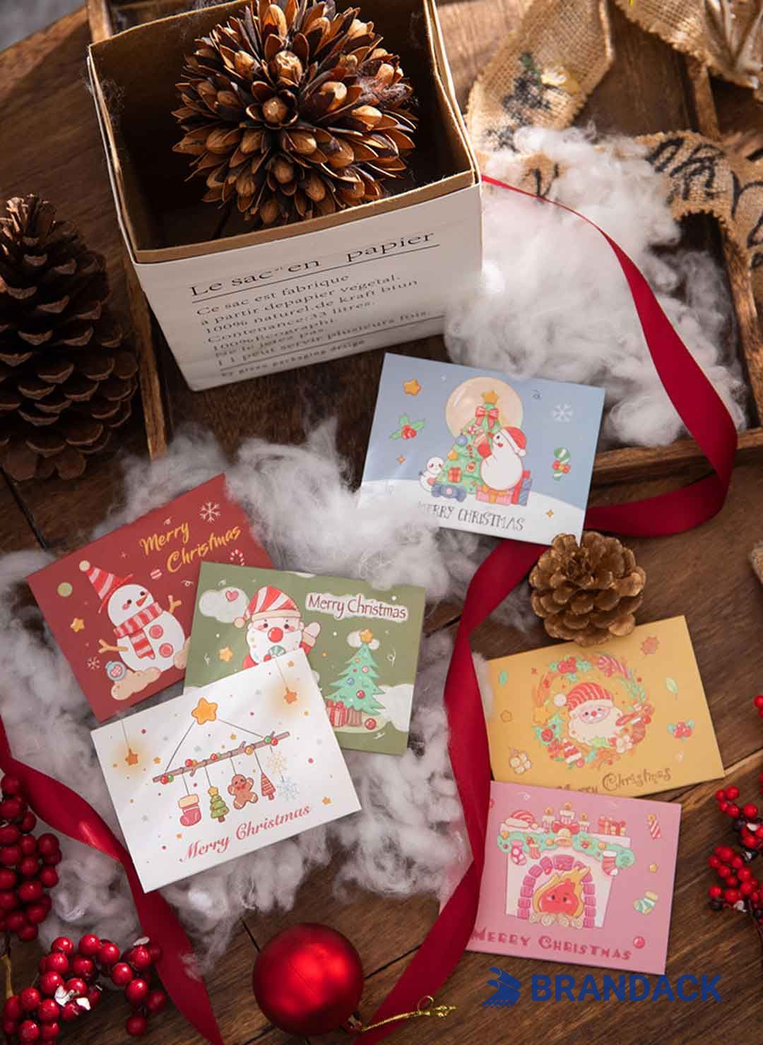 Custom Christmas Thank You Cards for Business Customers