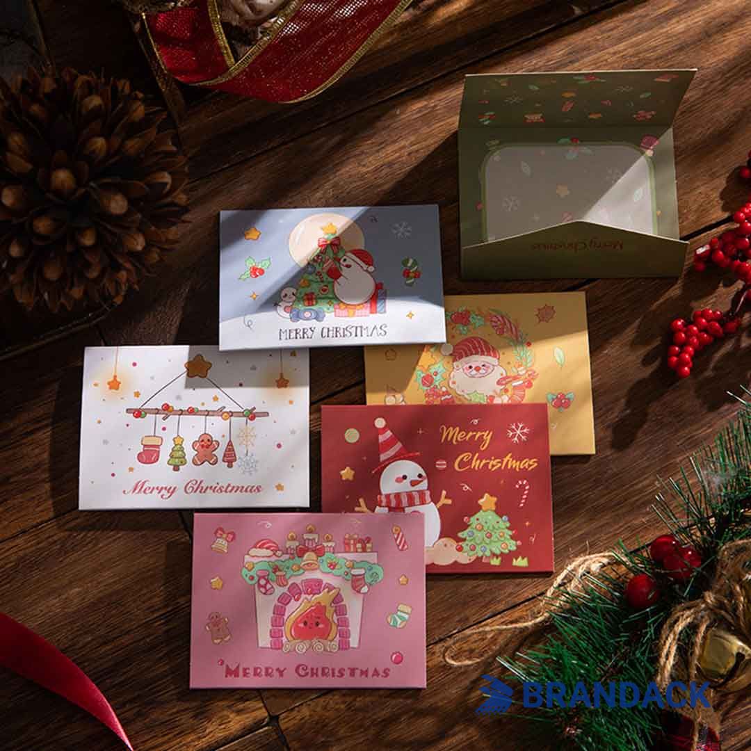 Custom Christmas Thank You Cards for Business Customers