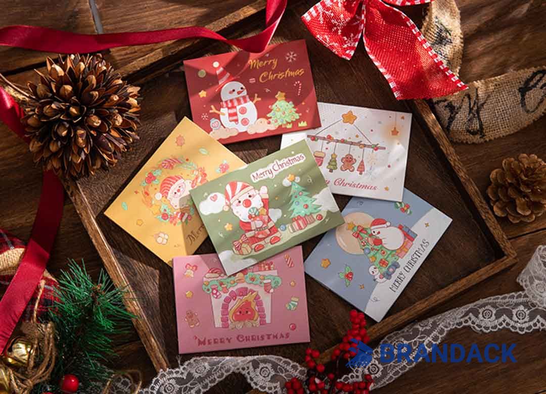 Custom Christmas Thank You Cards for Business Customers