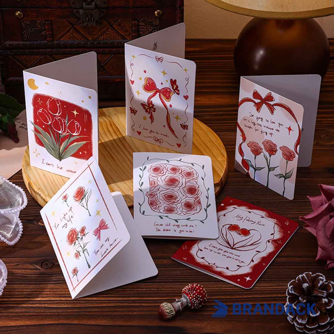 Custom Bulk Happy Holiday Card Printing with Design Service