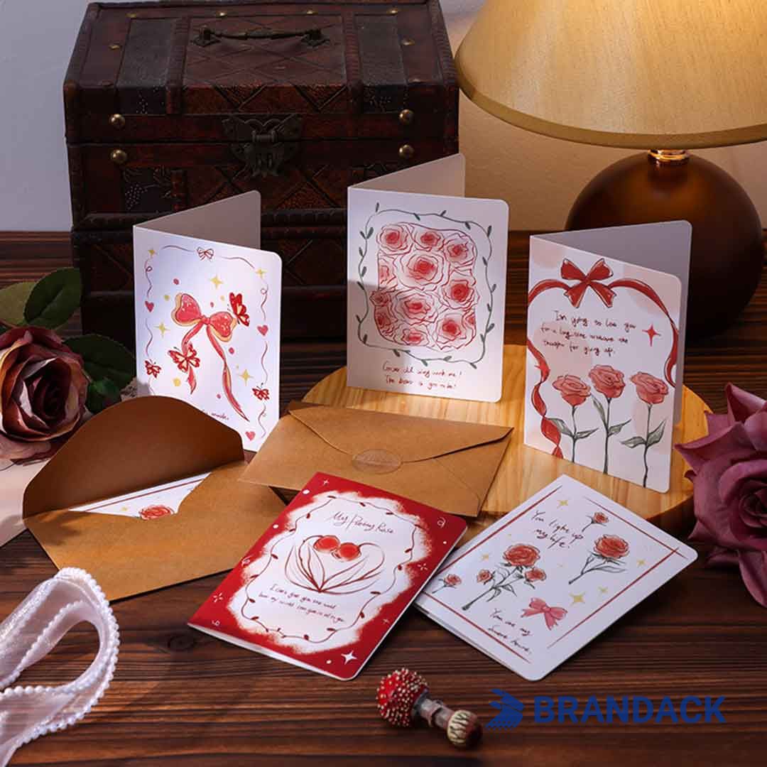 Custom Bulk Happy Holiday Card Printing with Design Service