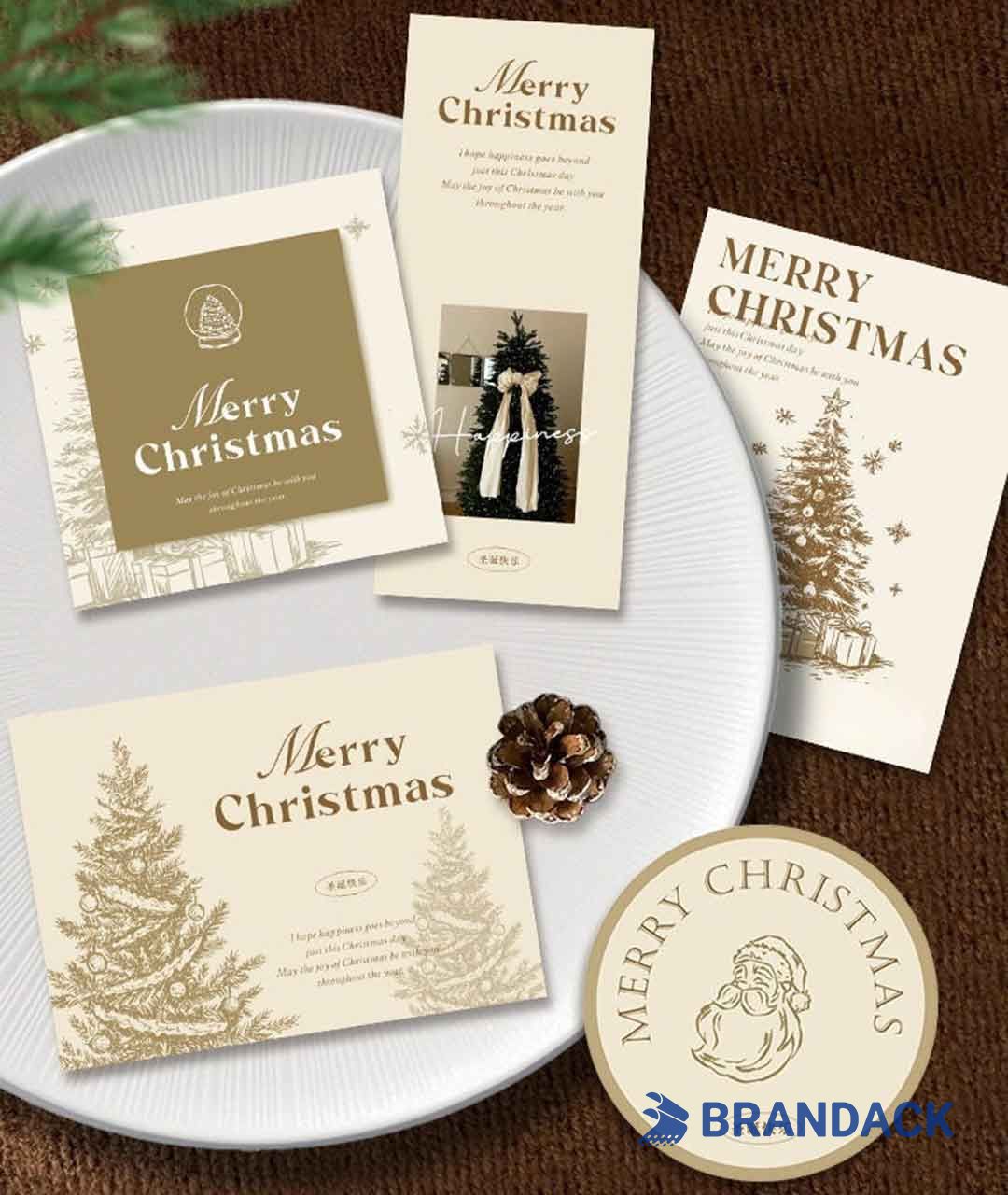 Custom Unique Christmas Cards for Business Clients