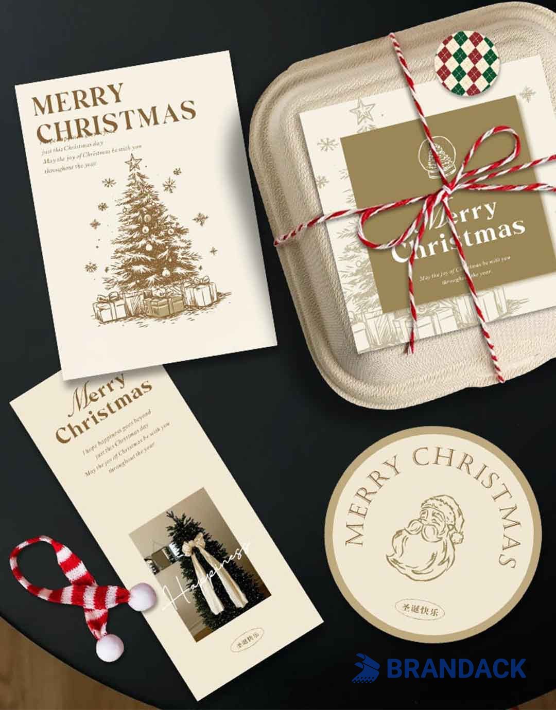 Custom Unique Christmas Cards for Business Clients