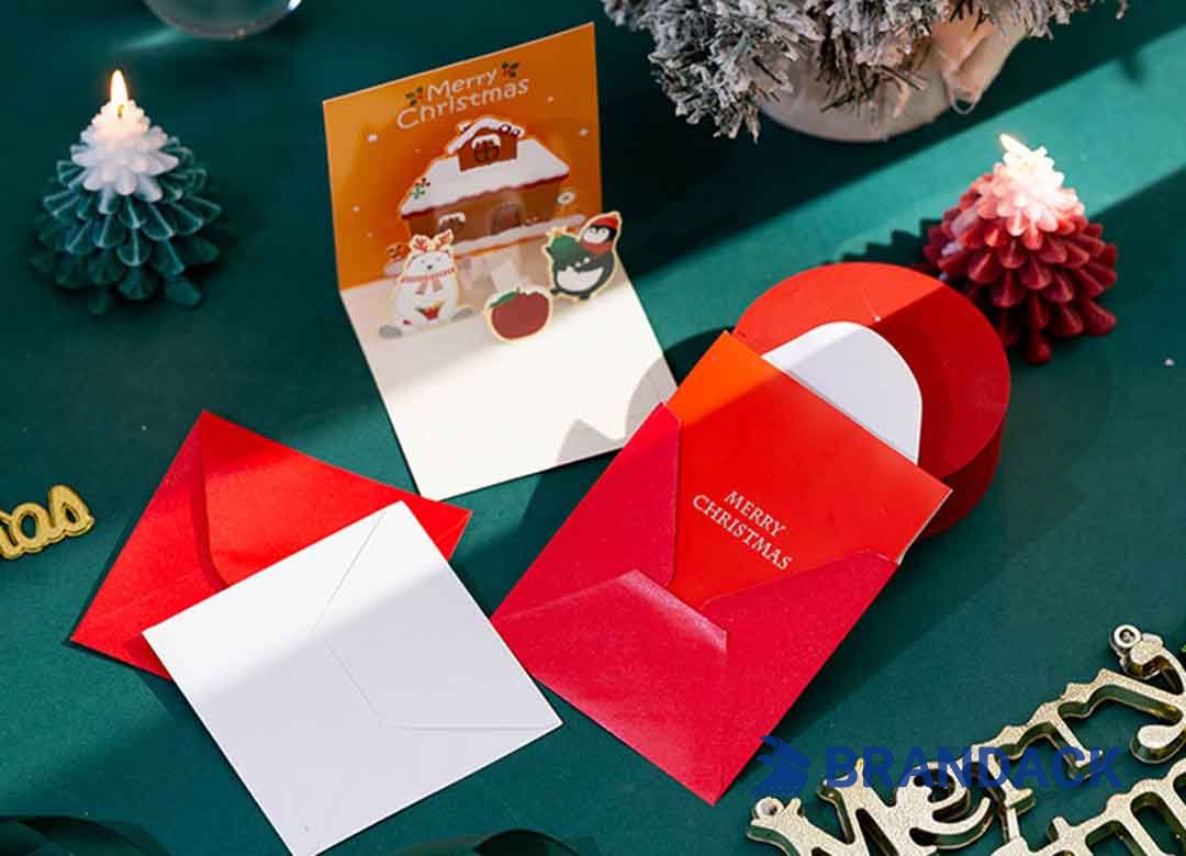 Custom Unique Personalized Pop Up Christmas Cards Printing Custom Unique Personalized Pop Up Christmas Cards Printing