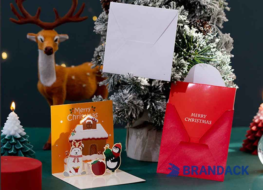 Custom Unique Personalized Pop Up Christmas Cards Printing Custom Unique Personalized Pop Up Christmas Cards Printing