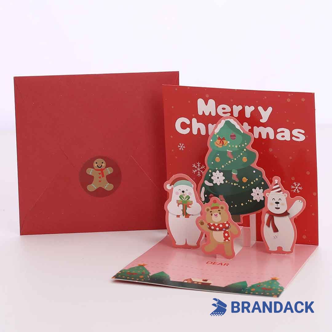 Custom Pop Up Holiday Greeting Cards - Design and Print Your Own Cards